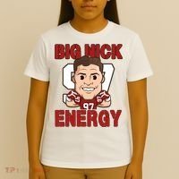 Big Nick Energy Nick 97 Football Player Bosa Fan T-Shirt thumb 4
