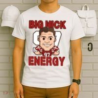 Big Nick Energy Nick 97 Football Player Bosa Fan T-Shirt thumb 6