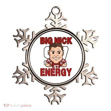 Big Nick Energy Nick 97 Football Player Bosa Fan Ornament