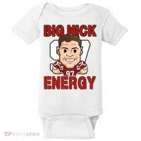 Big Nick Energy Nick 97 Football Player Bosa Fan Baby Bodysuit thumb 0