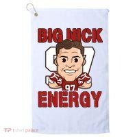 Big Nick Energy Nick 97 Football Player Bosa Fan Golf Towel thumb 0