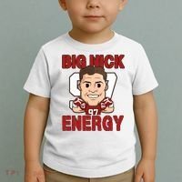 Big Nick Energy Nick 97 Football Player Bosa Fan Toddler T-Shirt thumb 2