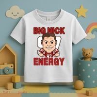 Big Nick Energy Nick 97 Football Player Bosa Fan Toddler T-Shirt thumb 3