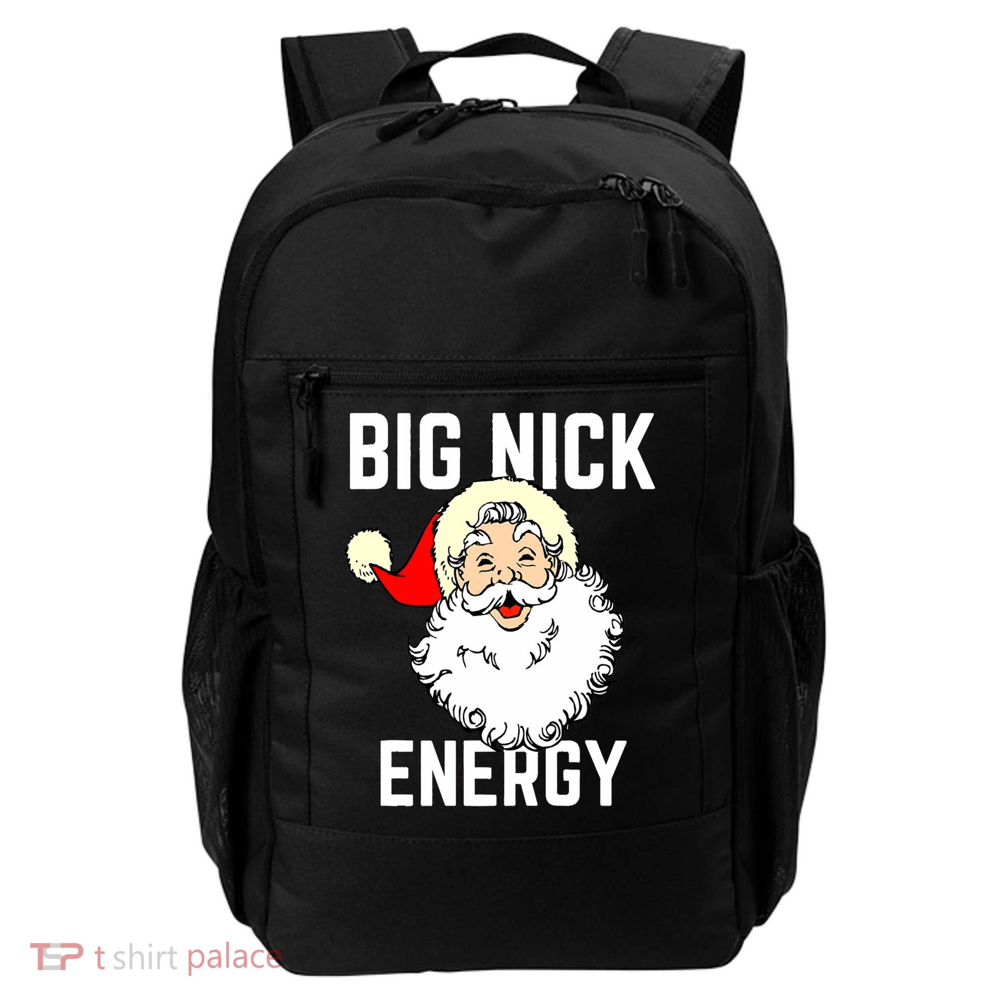 Big Nick Energy Funny Xmas Christmas Gift Backpack