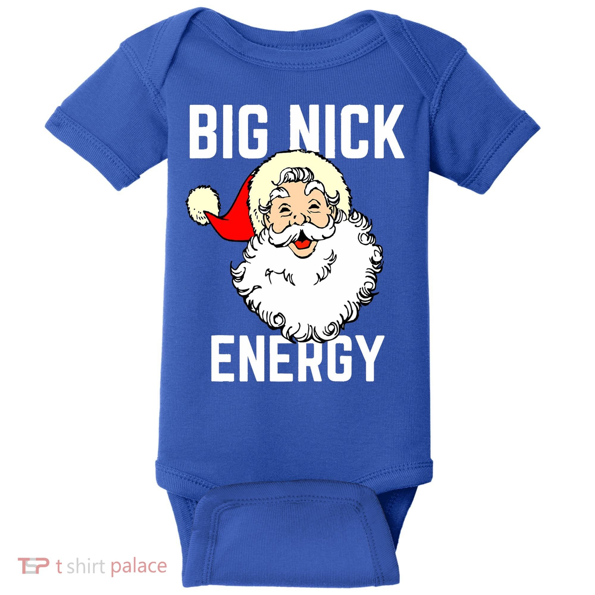 Big Nick Energy Funny Xmas Christmas Gift Baby Bodysuit