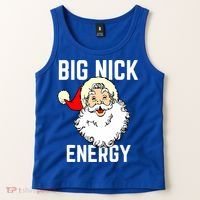 Big Nick Energy Funny Xmas Christmas Gift Tank Top thumb 2
