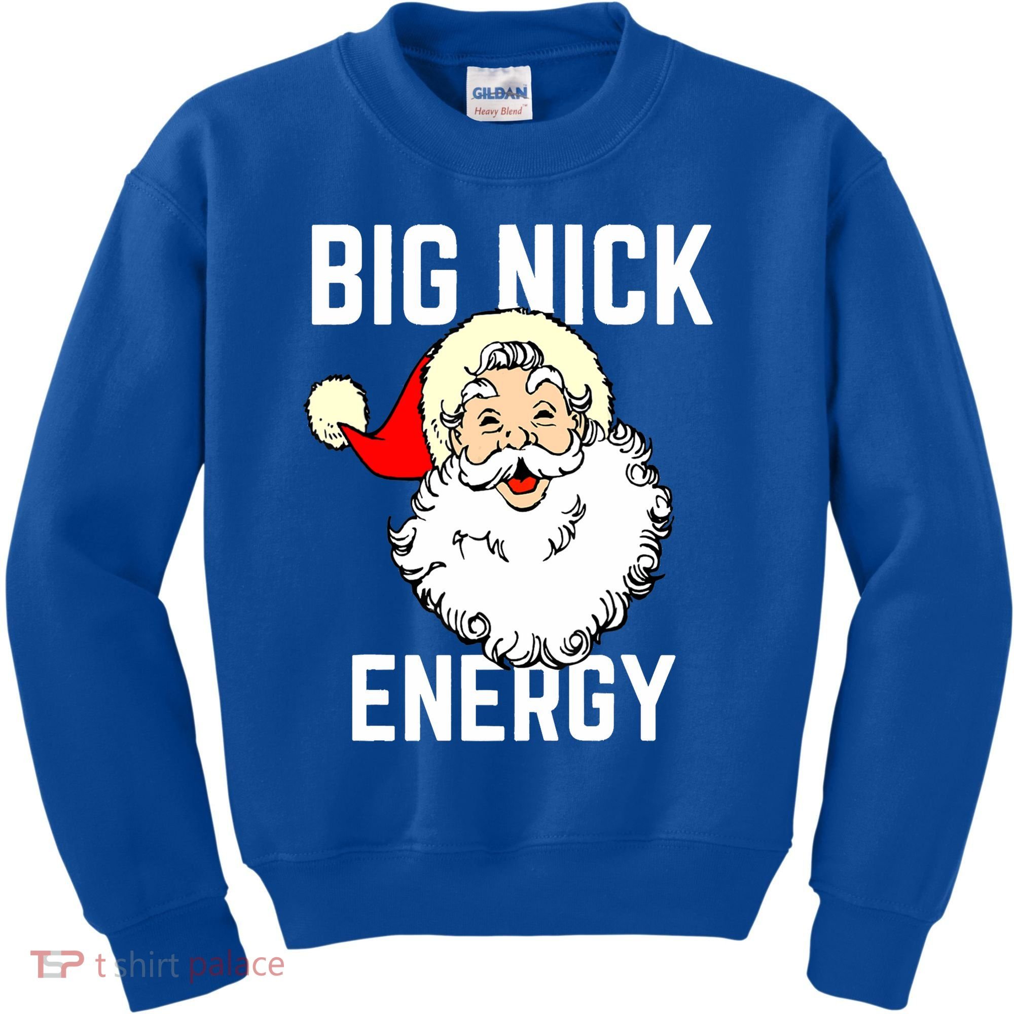 Big Nick Energy Funny Xmas Christmas Gift Kids Sweatshirt