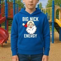 Big Nick Energy Funny Xmas Christmas Gift Kids Hoodie thumb 2