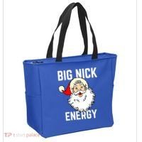 Big Nick Energy Funny Xmas Christmas Gift Tote Bag thumb 2