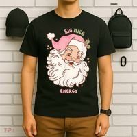Big Nick Energy Shirt Santa Xmas Funny Christmas T-Shirt thumb 6