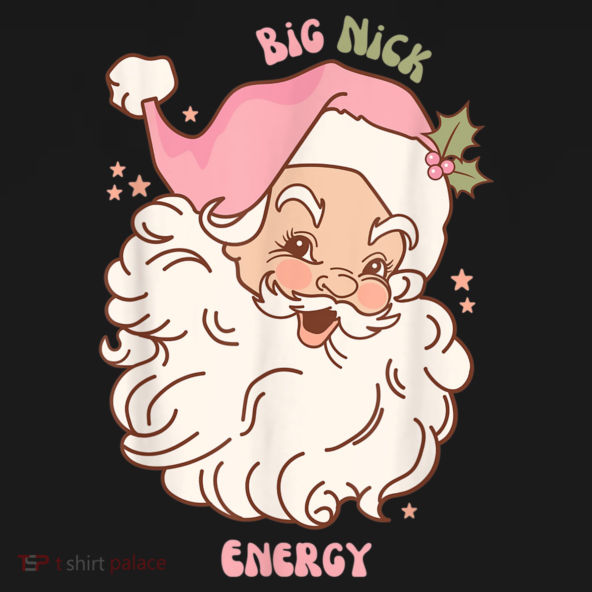 Big Nick Energy Shirt Santa Xmas Funny Christmas Women's Tank Top