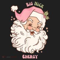 Big Nick Energy Shirt Santa Xmas Funny Christmas Golf Towel thumb 3
