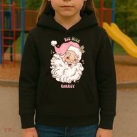 Big Nick Energy Shirt Santa Xmas Funny Christmas Kids Hoodie thumb 3