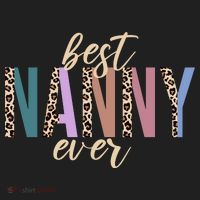 Best Nanny Ever Cheetah Cute Gift Women's Sweatshirt thumb 2