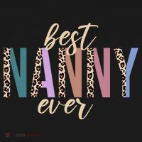 Best Nanny Ever Cheetah Cute Gift Toddler Hoodie thumb 2
