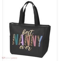 Best Nanny Ever Cheetah Cute Gift Tote Bag thumb 3