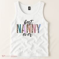Best Nanny Ever Cheetah Cute Gift Tank Top thumb 2