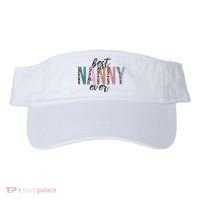 Best Nanny Ever Cheetah Cute Gift Visor thumb 0