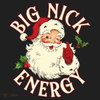 Big Nick Energy Funny Xmas Christmas Great Gift Beanie thumb 2