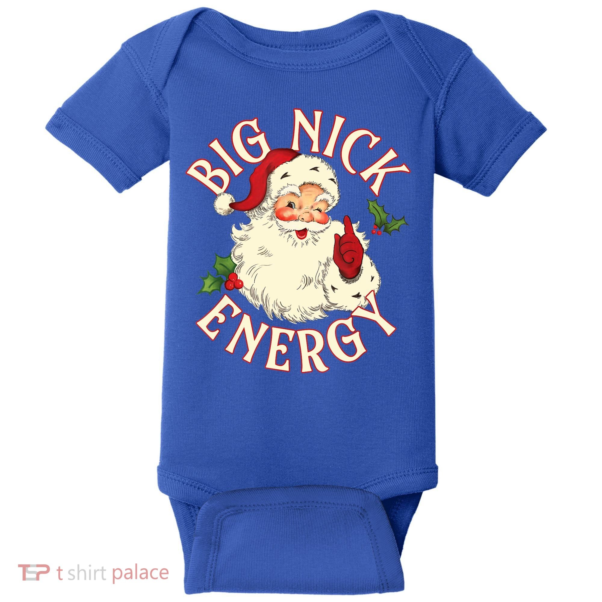 Big Nick Energy Funny Xmas Christmas Great Gift Baby Bodysuit