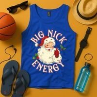 Big Nick Energy Funny Xmas Christmas Great Gift Tank Top thumb 4