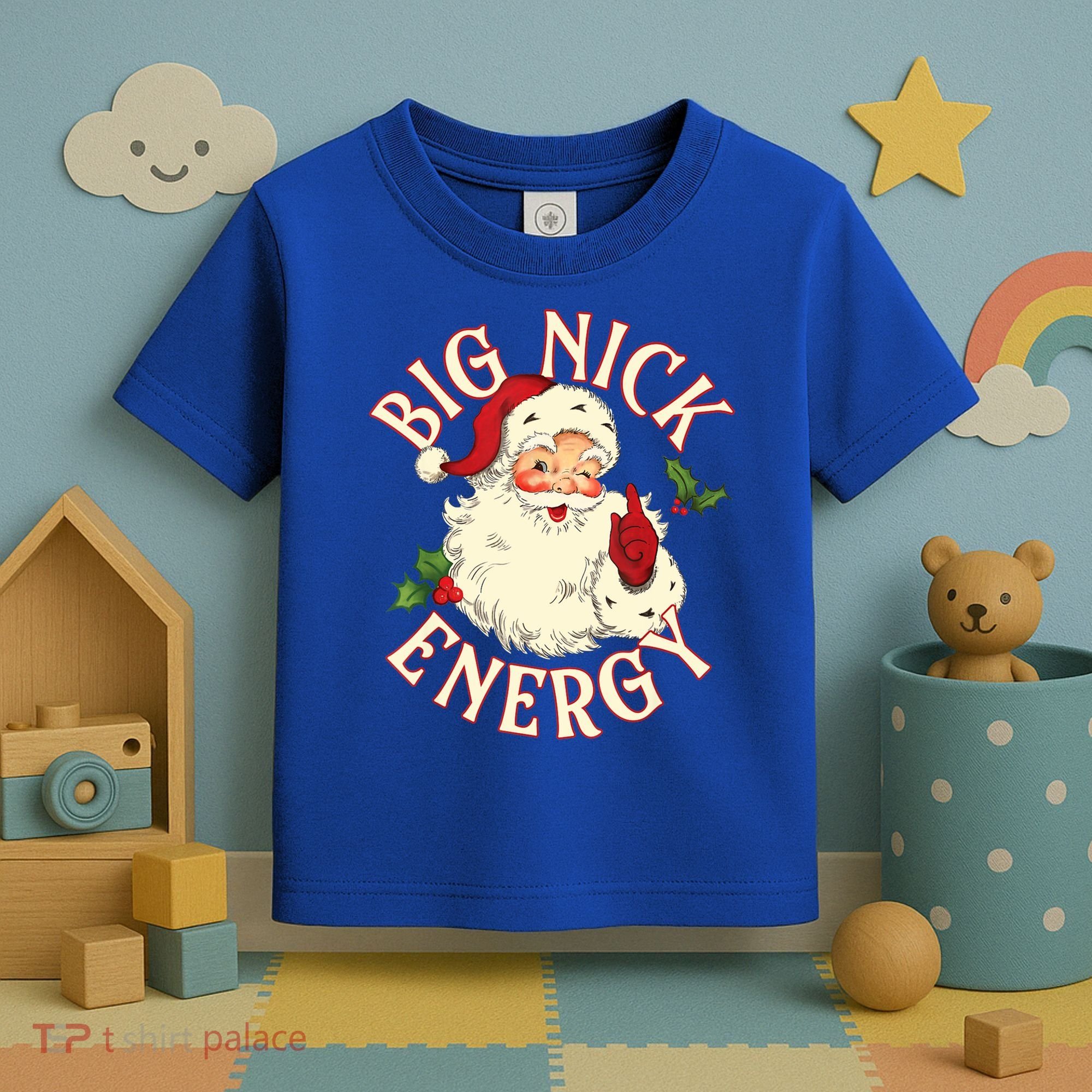 Big Nick Energy Funny Xmas Christmas Great Gift Toddler T-Shirt