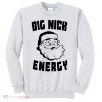 Big Nick Energy Funny Santa Claus Sweatshirt thumb 0