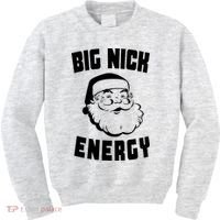 Big Nick Energy Funny Santa Claus Kids Sweatshirt thumb 0