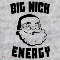 Big Nick Energy Funny Santa Claus Kids Hoodie thumb 2