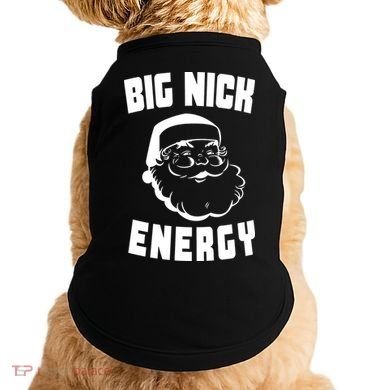 Big Nick Energy Funny Santa Claus Doggie Tank