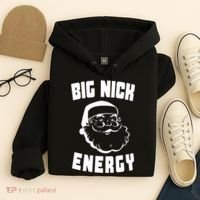 Big Nick Energy Funny Santa Claus Hoodie thumb 4
