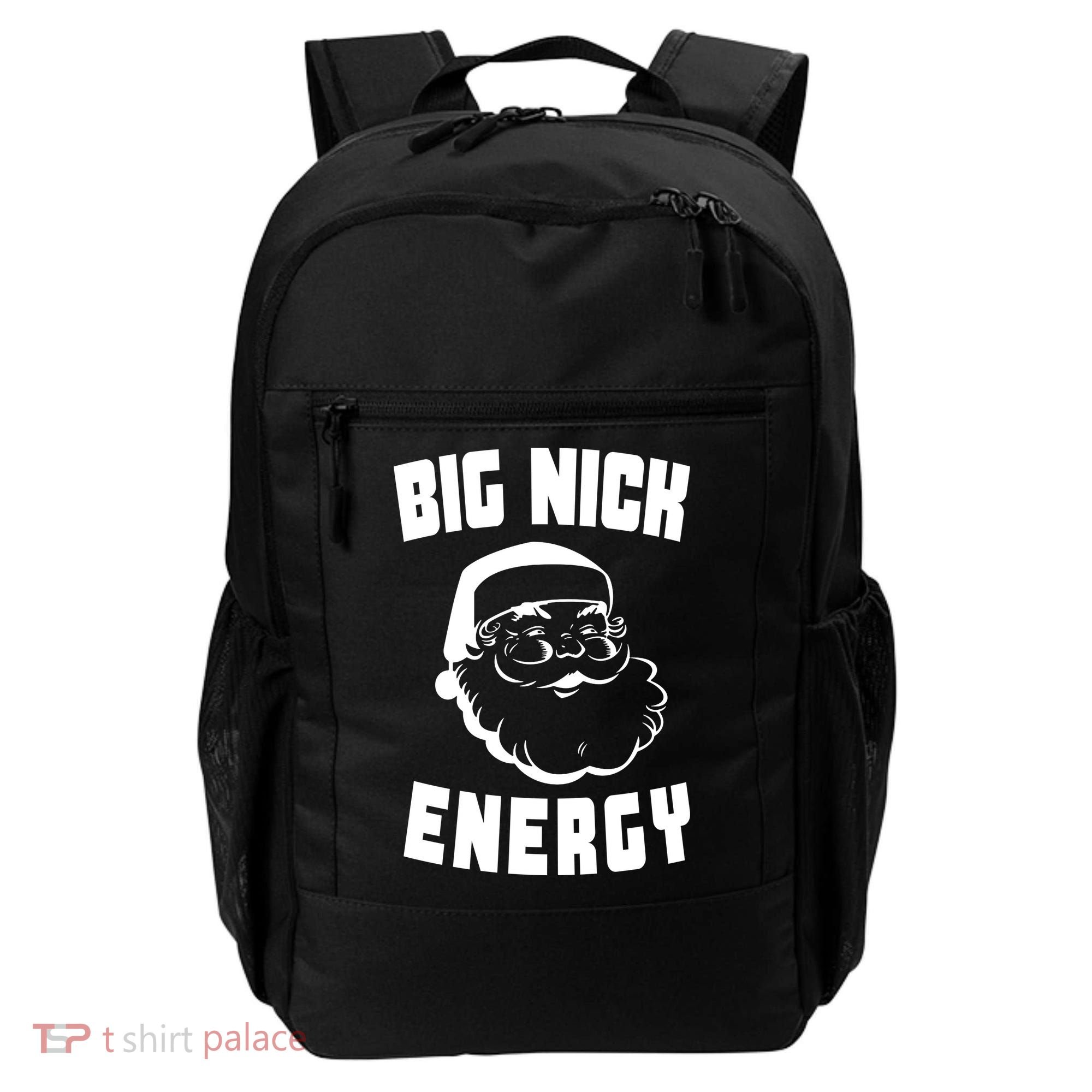 Big Nick Energy Funny Santa Claus Backpack