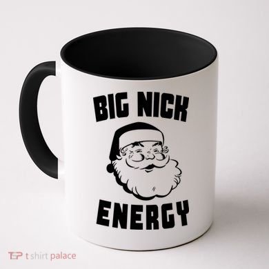 Big Nick Energy Funny Santa Claus Coffee Mug