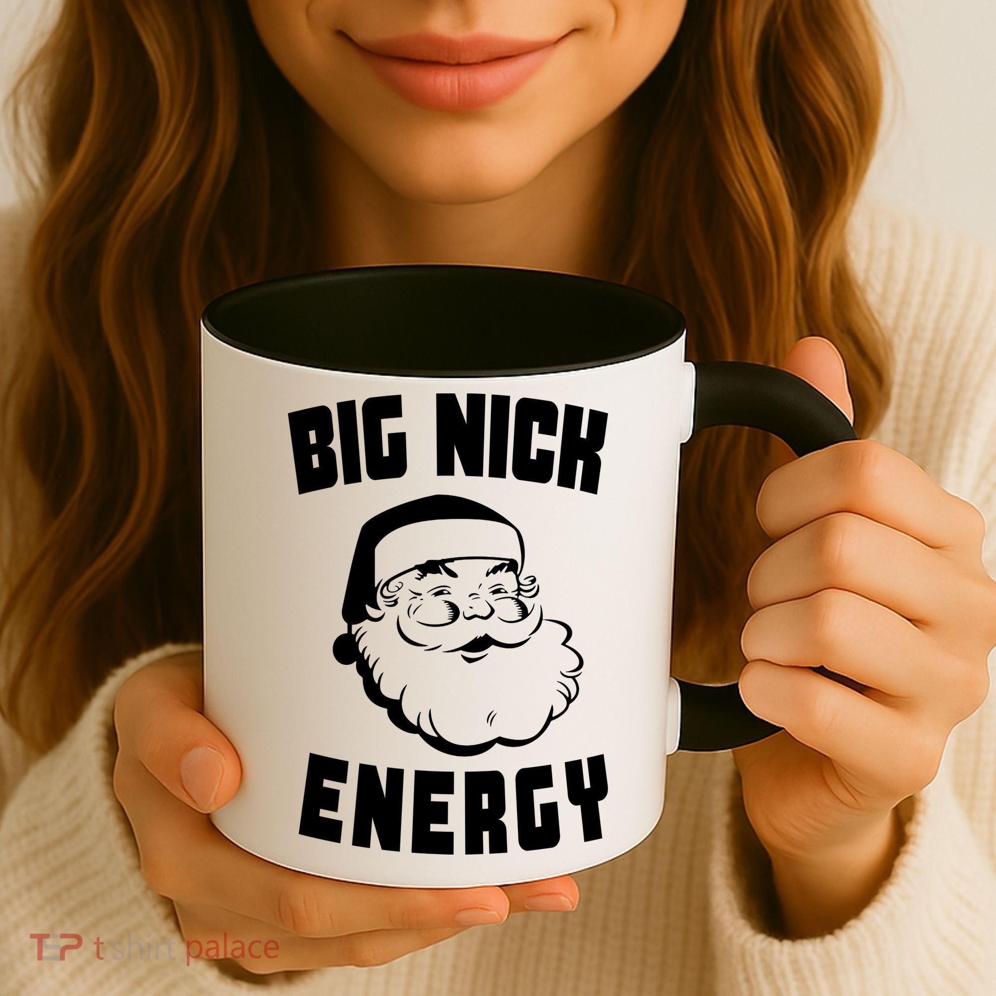 Big Nick Energy Funny Santa Claus Coffee Mug