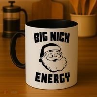 Big Nick Energy Funny Santa Claus Coffee Mug thumb 4
