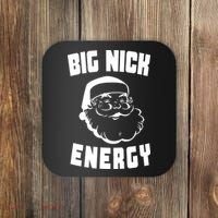 Big Nick Energy Funny Santa Claus Coaster thumb 0