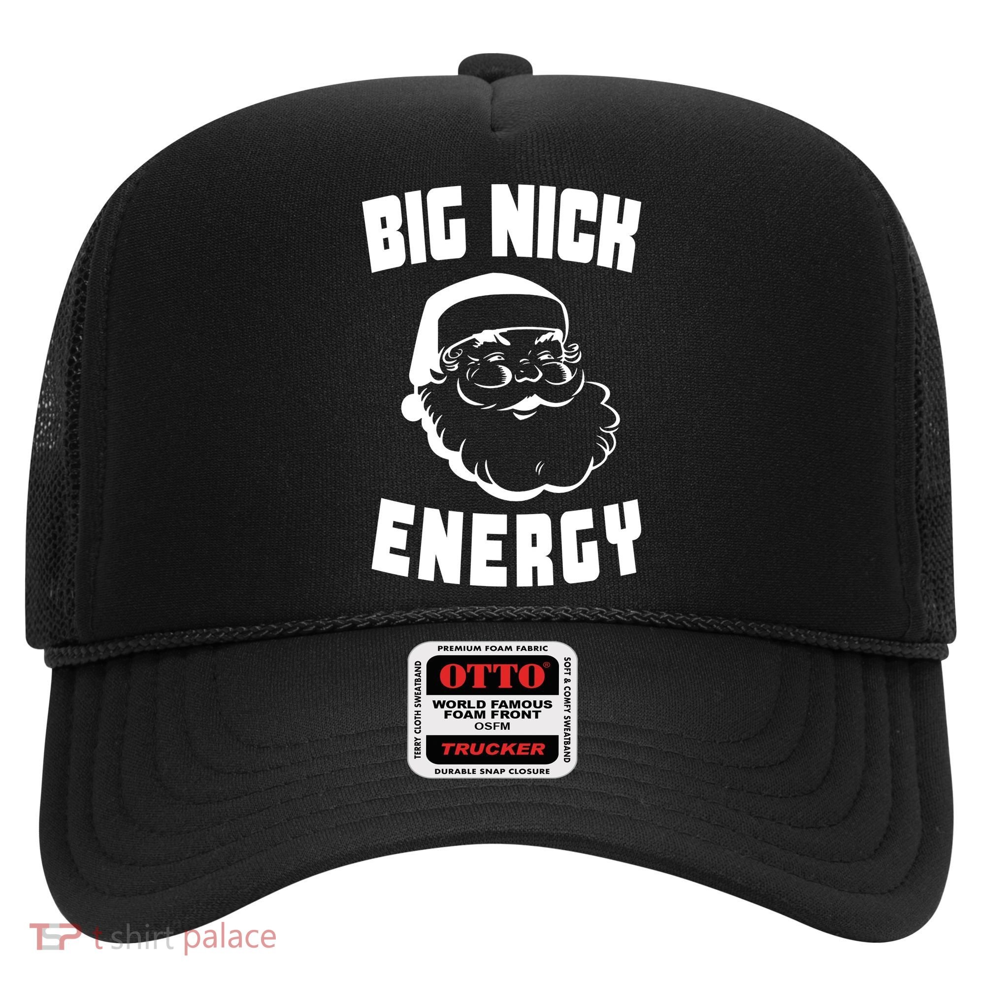 Big Nick Energy Funny Santa Claus Hat