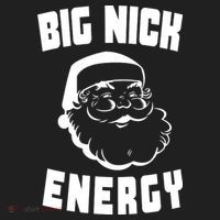 Big Nick Energy Funny Santa Claus Hat thumb 2