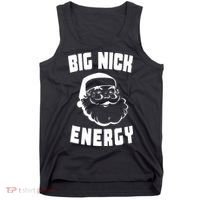 Big Nick Energy Funny Santa Claus Tank Top thumb 0