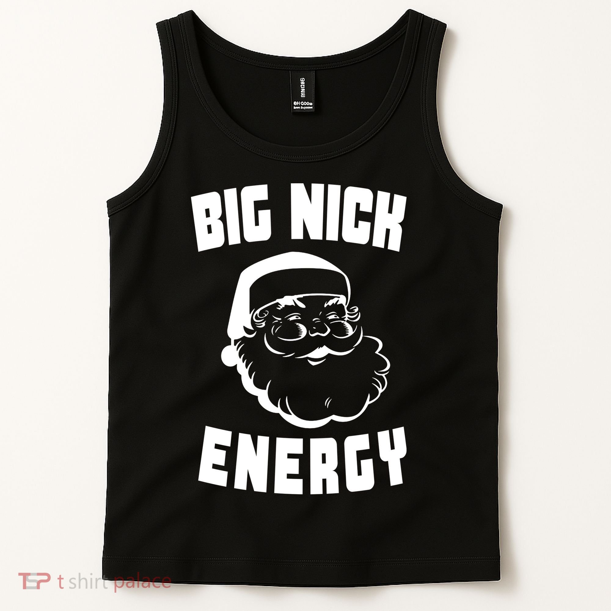 Big Nick Energy Funny Santa Claus Tank Top