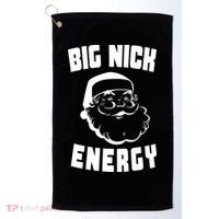 Big Nick Energy Funny Santa Claus Golf Towel thumb 0