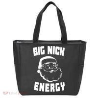 Big Nick Energy Funny Santa Claus Tote Bag thumb 0