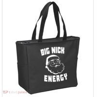 Big Nick Energy Funny Santa Claus Tote Bag thumb 2