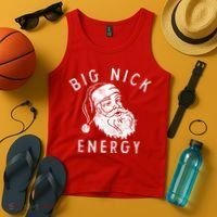 Big Nick Energy Sweatshirt Funny Xmas Fat Santa Claus Tank Top thumb 4