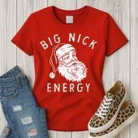 Big Nick Energy Sweatshirt Funny Xmas Fat Santa Claus Women's T-Shirt thumb 3