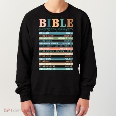 Bible Nutrition Emergency Numbers Women's Sweatshirt