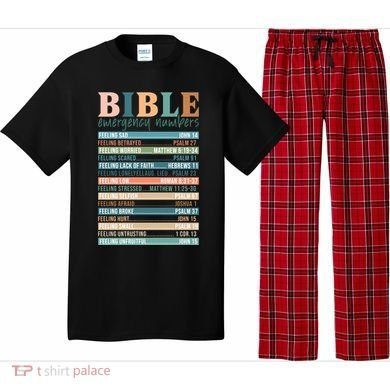 Bible Nutrition Emergency Numbers Pajama Set