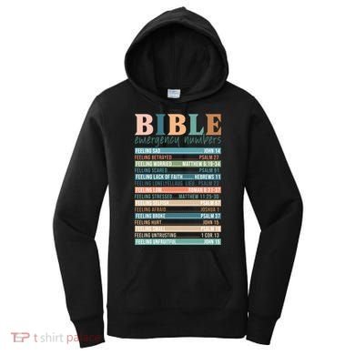 Bible Nutrition Emergency Numbers Women's Hoodie