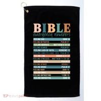 Bible Nutrition Emergency Numbers Golf Towel thumb 0
