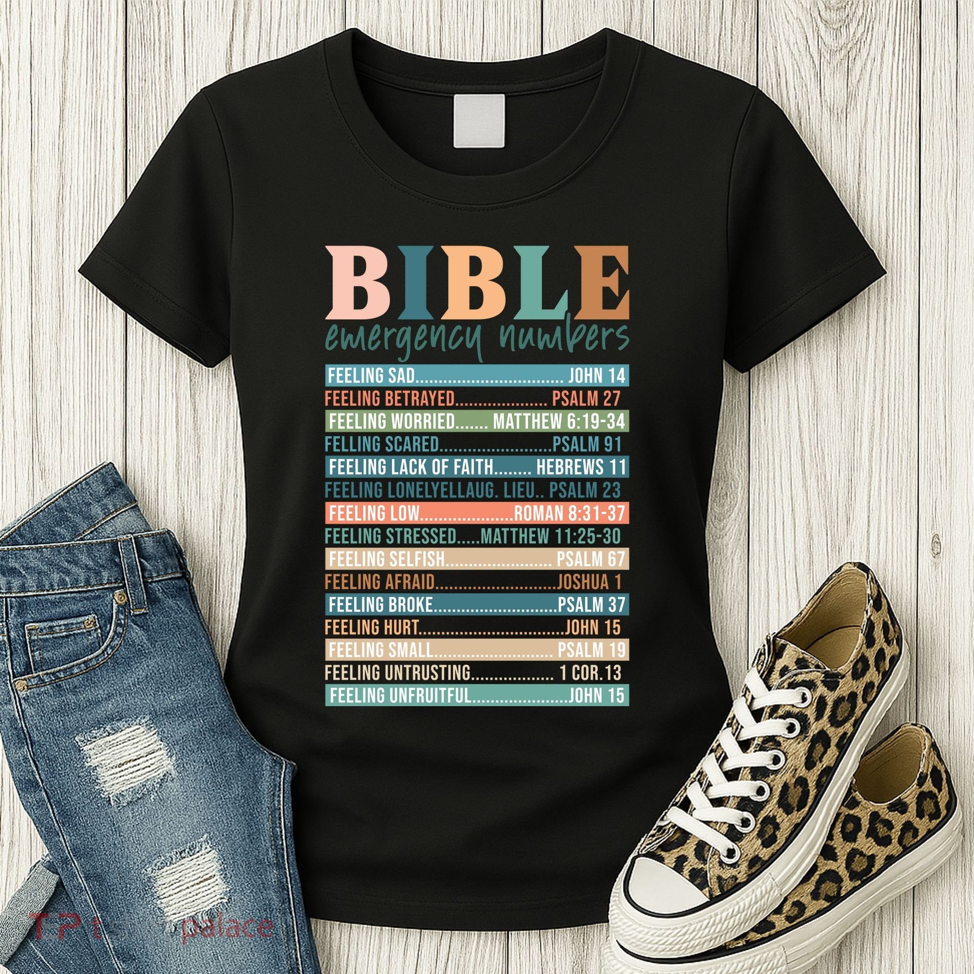 Bible Nutrition Emergency Numbers Women's T-Shirt